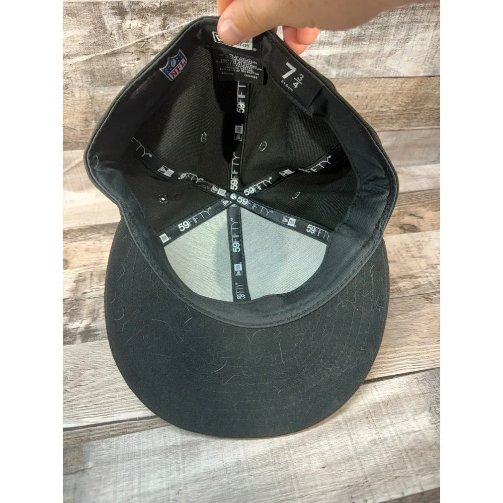 NFL New Era Dallas Cowboys Dallas‎ State Hat Size 7 3/4 Fitted Black